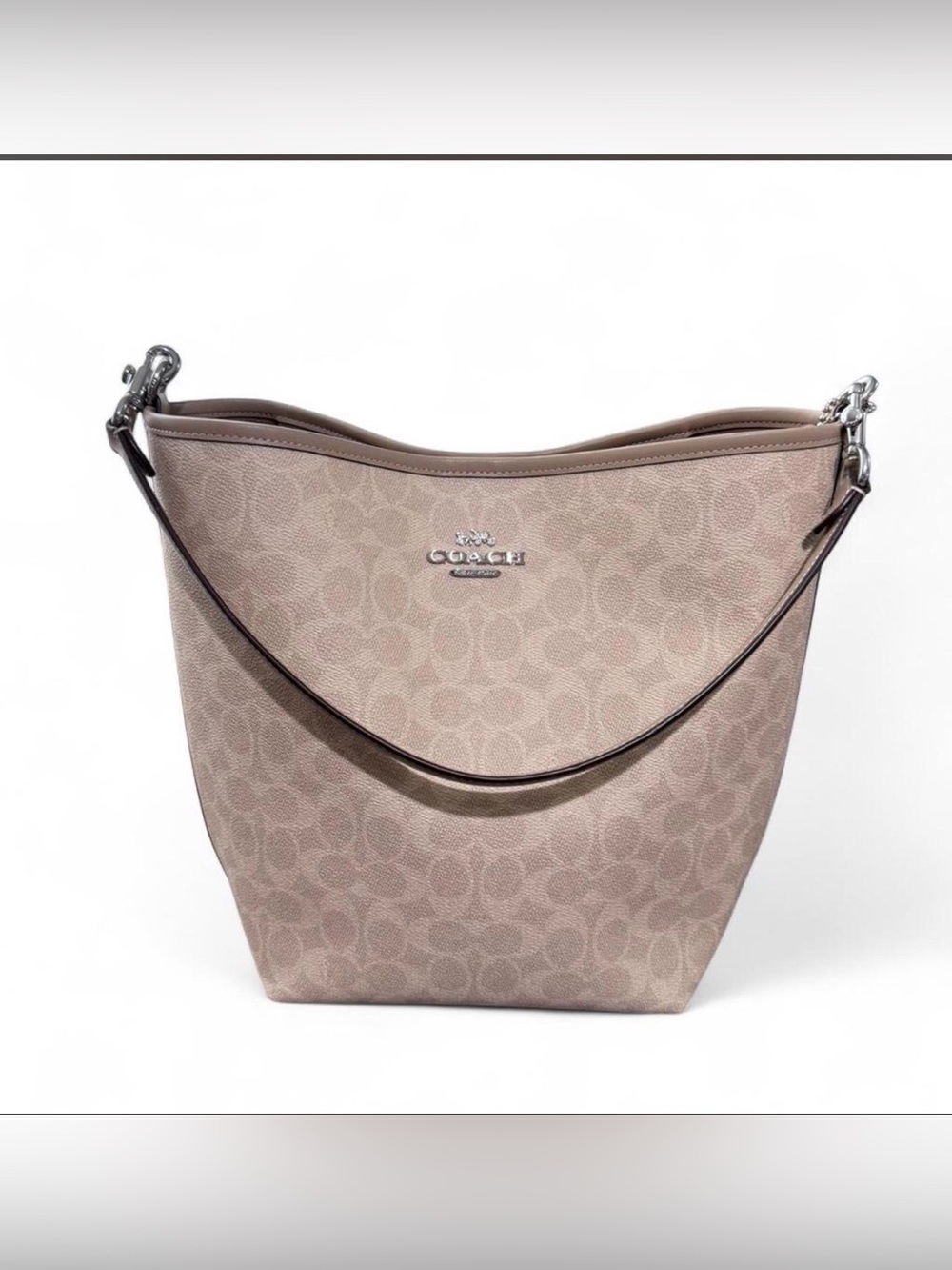 Coach Signature Hobo Shoulder Bag